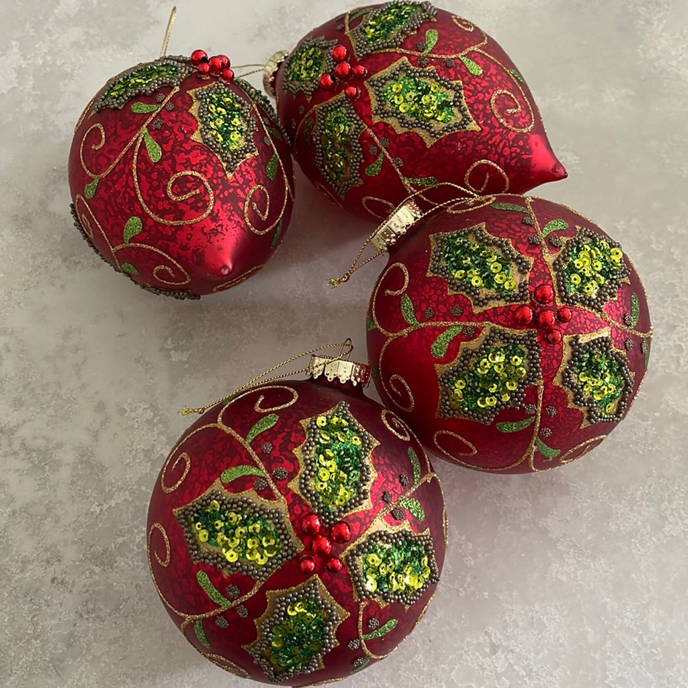 Paul Michael company Christmas ornaments